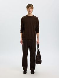 LONG-SLEEVED KNITTED JUMPER, Delicioso, highres