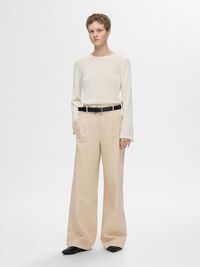 EXTRA WIDE FIT TROUSERS, Irish Cream, highres