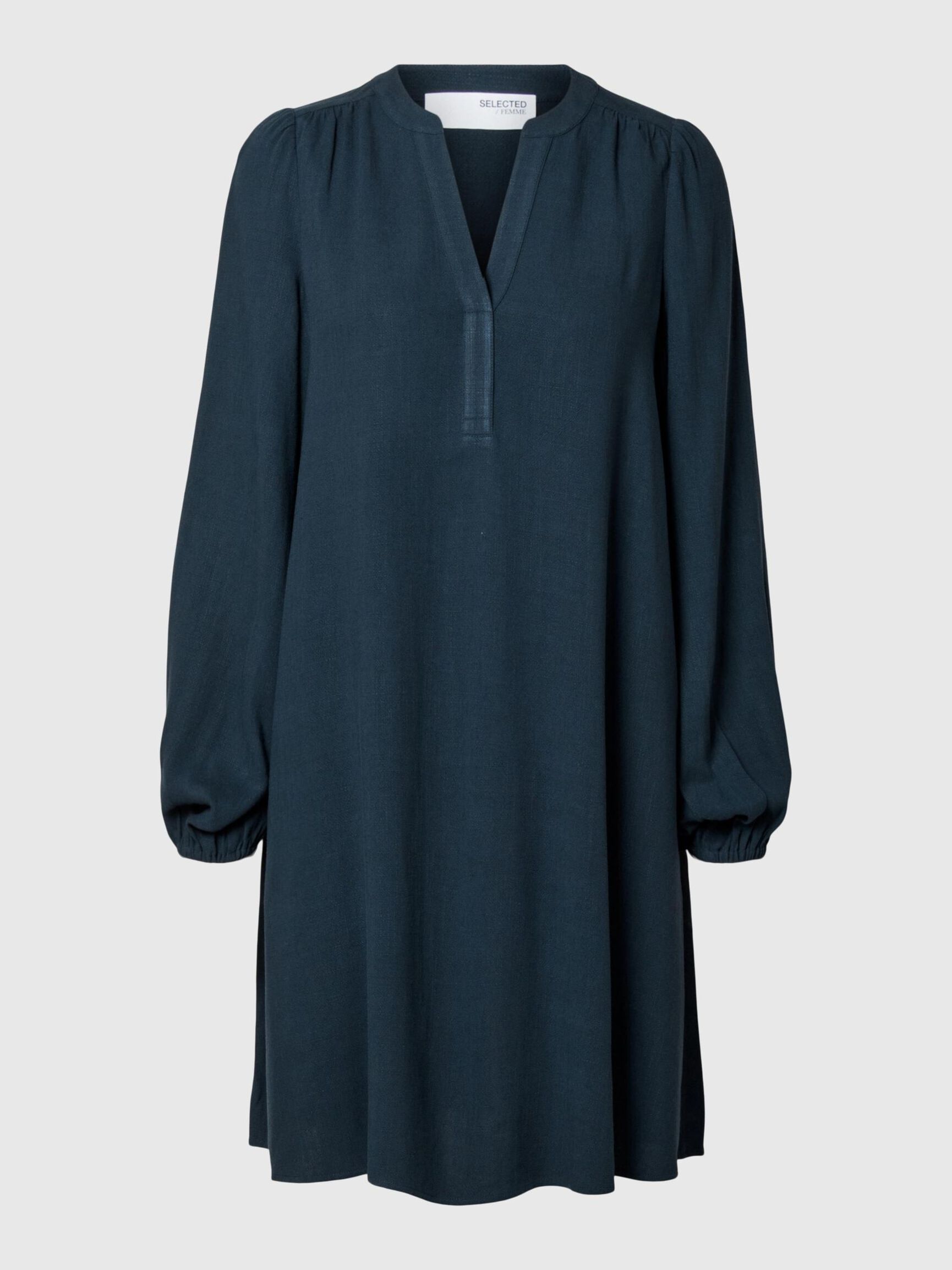 VISCOSEMIX MINI JURK, Dark Sapphire, highres