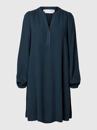 VISCOSEMIX MINI JURK, Dark Sapphire, highres