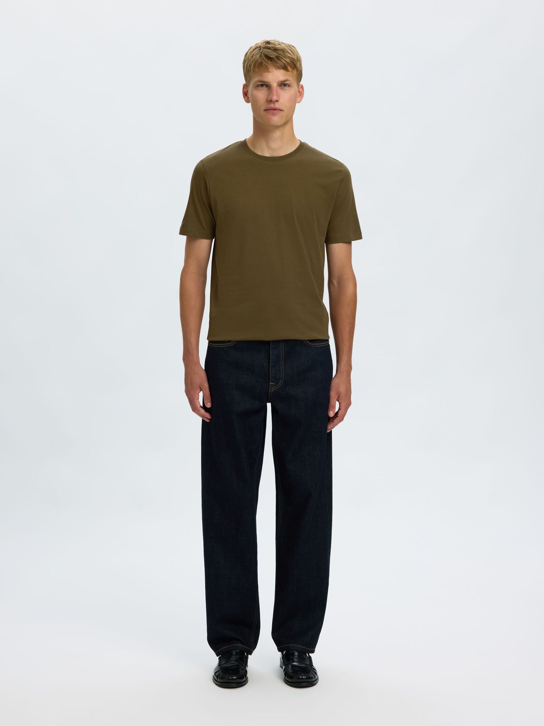 3-PACK COTTON T-SHIRT, Dark Grey Melange, highres