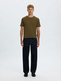 3-PACK COTTON T-SHIRT, Dark Grey Melange, highres