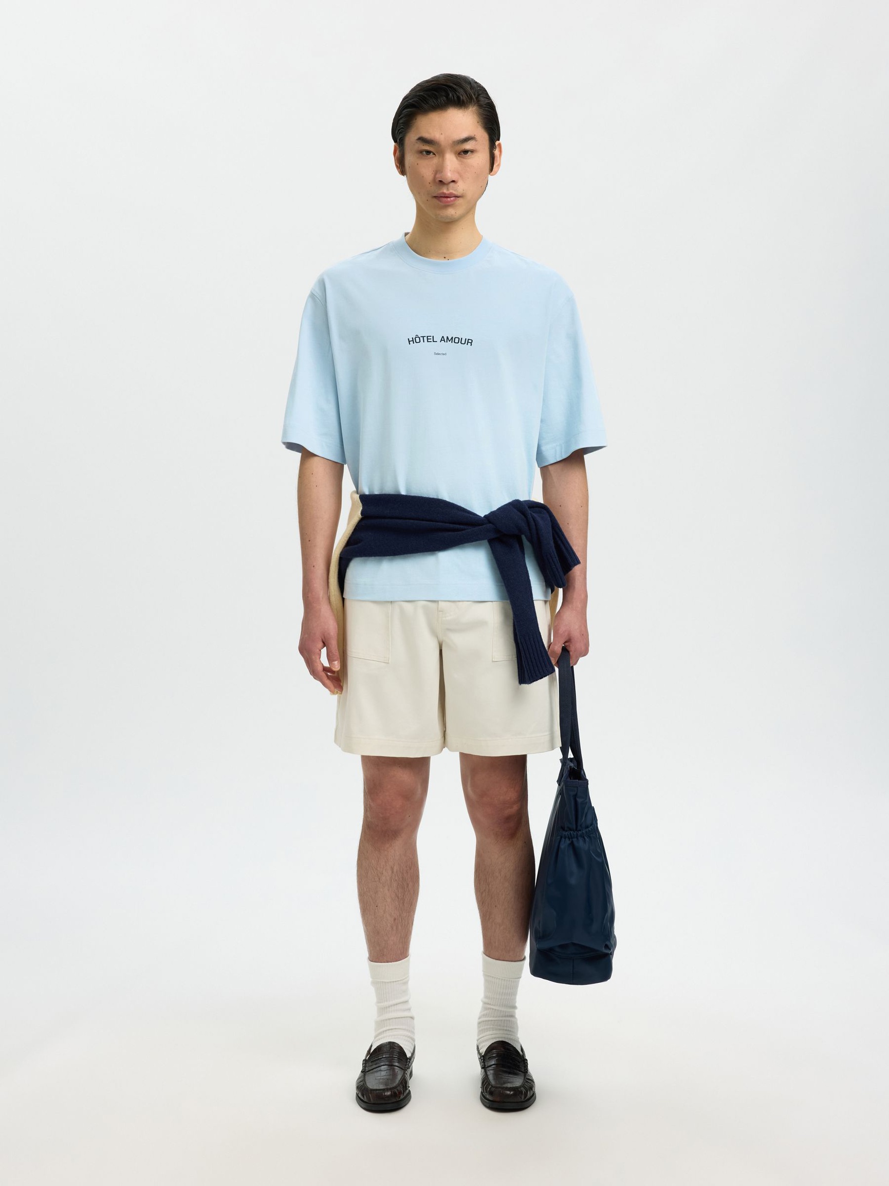 BOXY FIT T-SHIRT, Skyway, highres