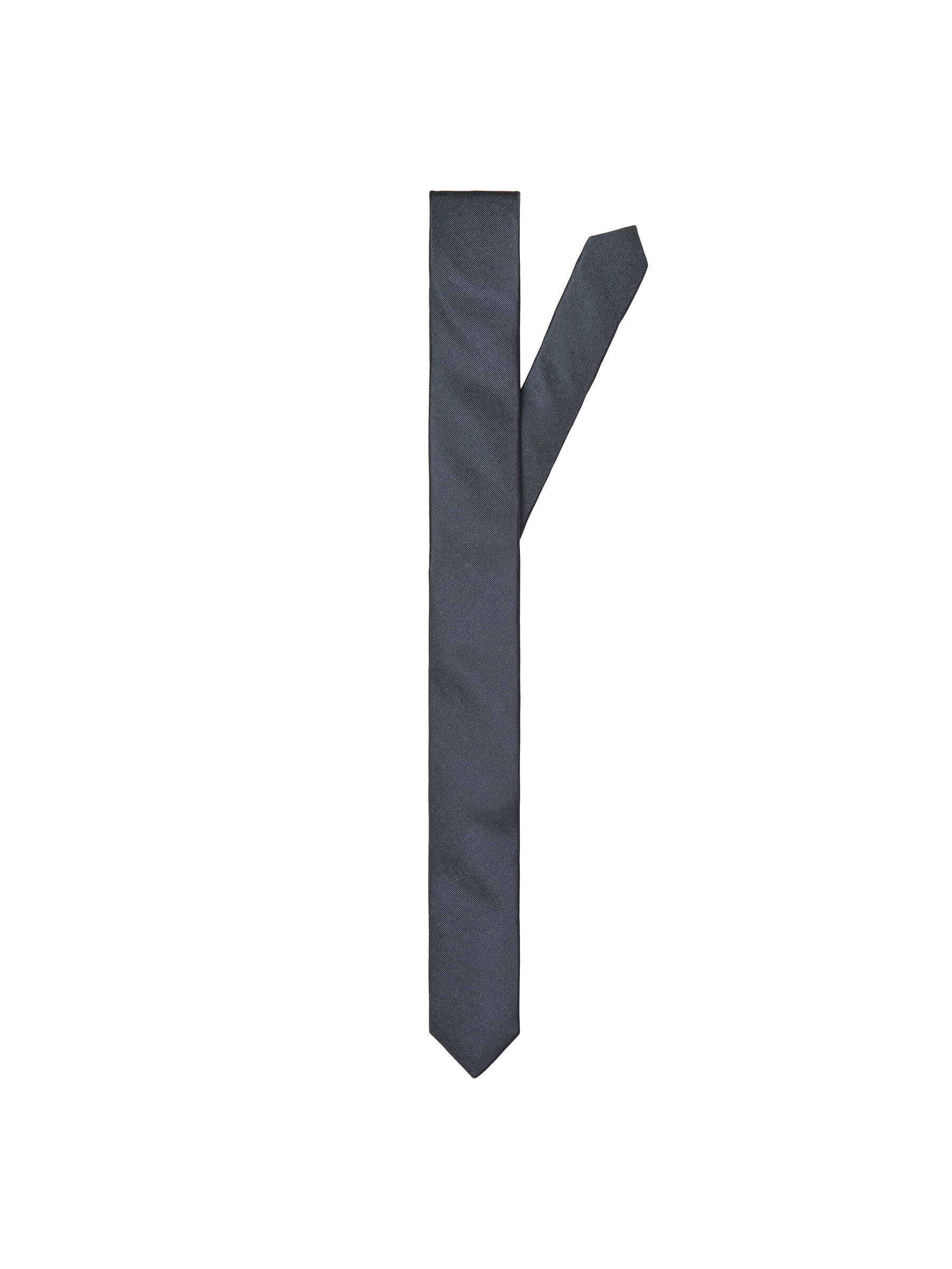100% ZIJDEN STROPDAS, Dark Sapphire, highres