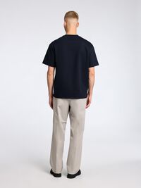 LOOSE FIT T-SHIRT, Sky Captain, highres
