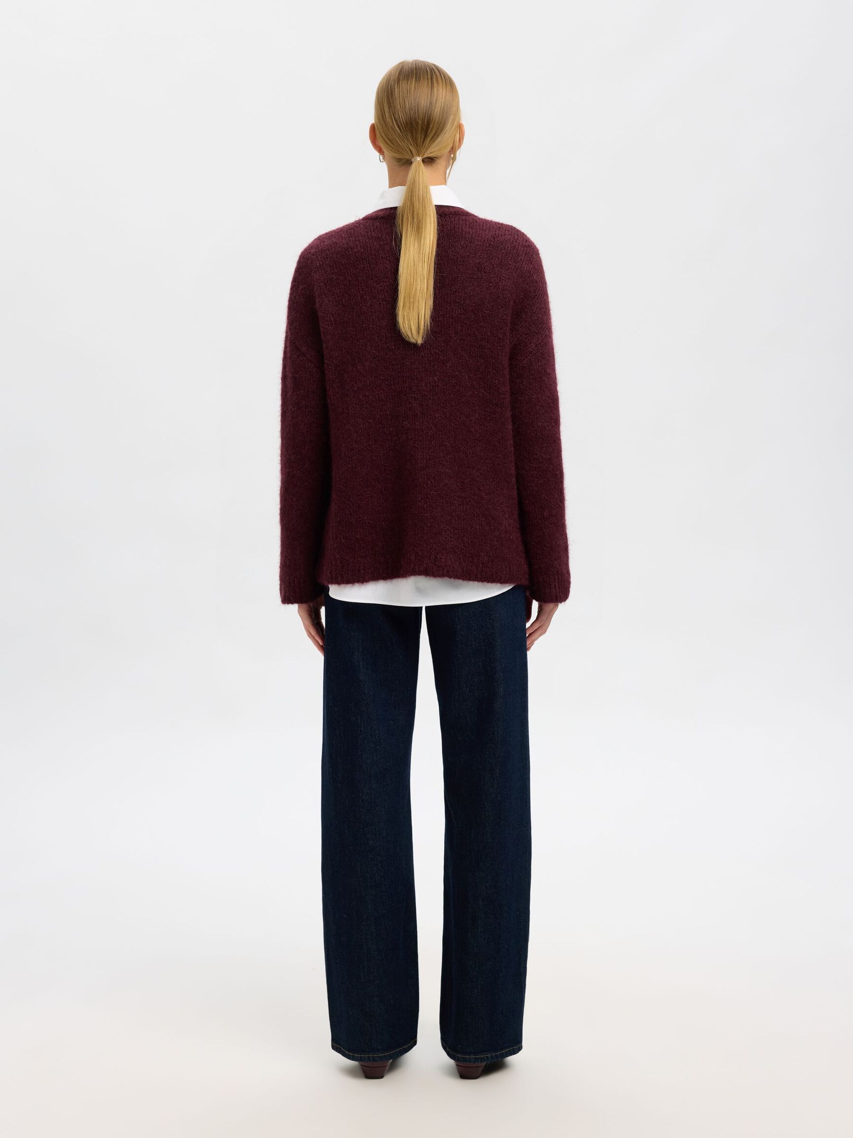 WOOL BLEND  PULLOVER, Fig, highres