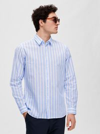 COUPE SLIM CHEMISE, Cashmere Blue, highres