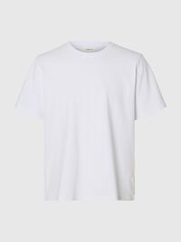 COTTON REGULAR FIT T-SHIRT, Bright White, highres