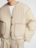 Selected QUILTED PADDED JACKET, Birch, highres - 16096851_Birch_006.jpg