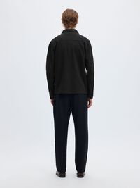 CLASSIC OVERSHIRT, Black, highres