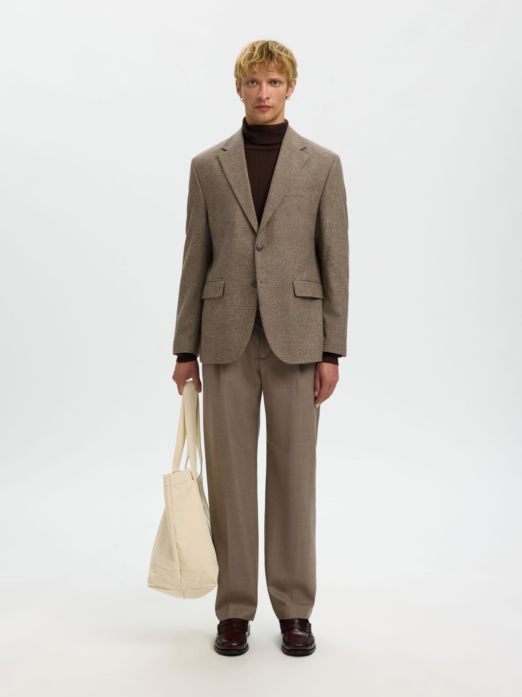 REGULAR FIT SINGLE-BREASTED BLAZER, Morel, highres