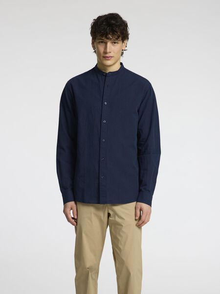 Selected LONG-SLEEVED LINEN BLEND SHIRT, Sky Captain, highres - 16079054_SkyCaptain_003.jpg
