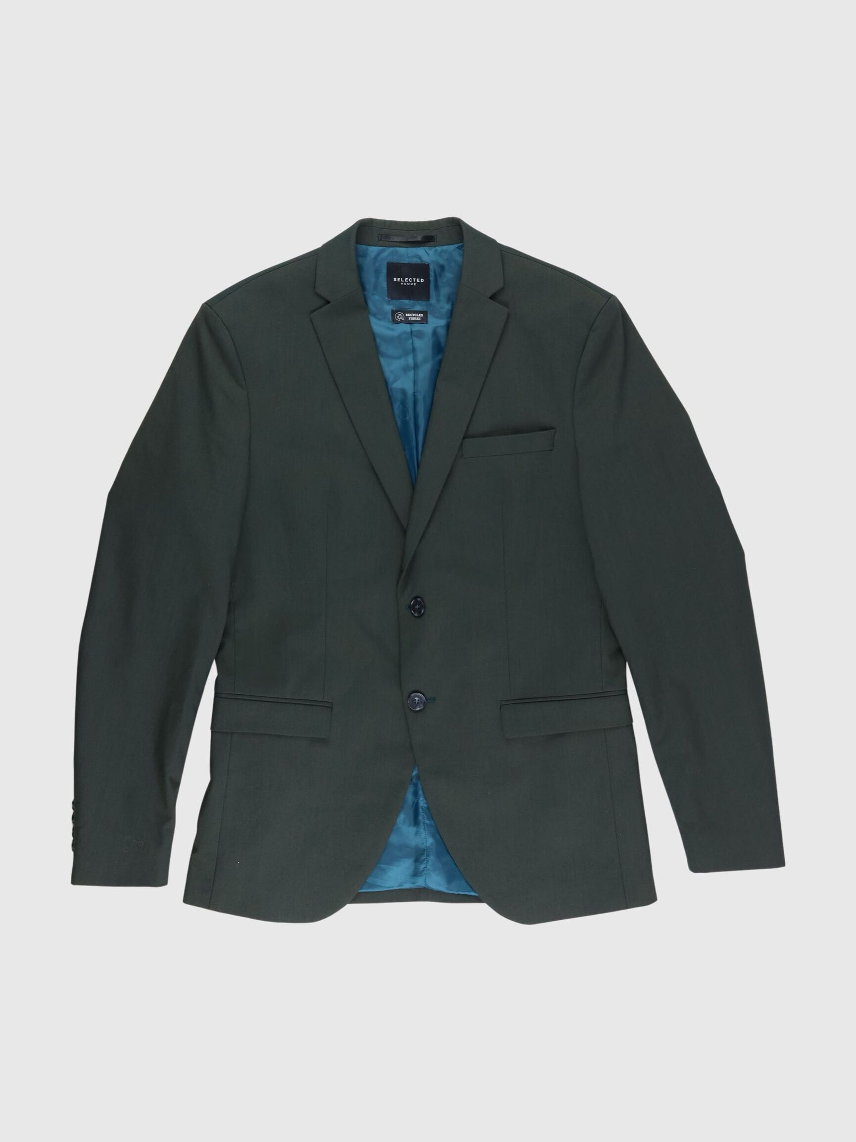 SLIM FIT BLAZER, Rifle Green, highres