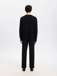 MAGLIONE GIROCOLLO, Black, highres