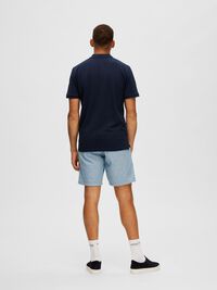 KLASSISCHER POLO SHIRT, Navy Blazer, highres