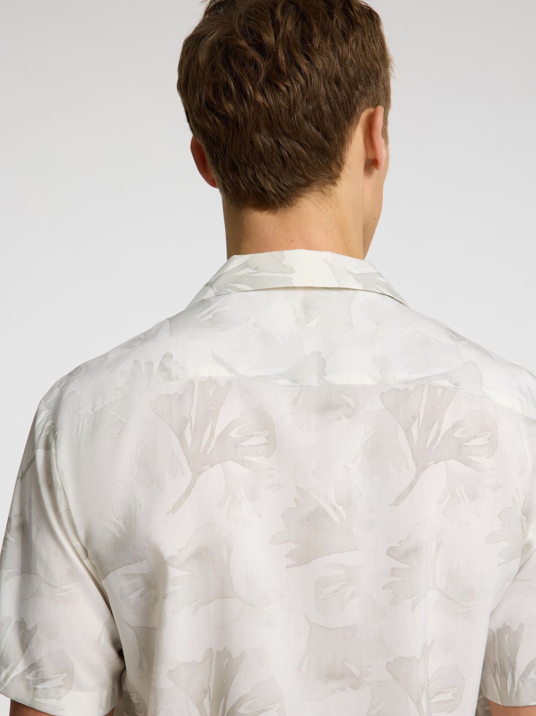 CUBAN COLLAR HEMD, White, highres
