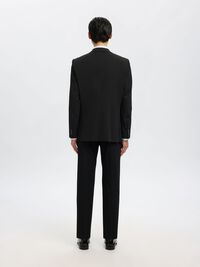 VISCOSE BLEND SLIM FIT BLAZER, Black, highres