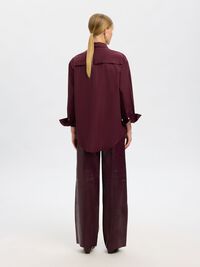 OVERSIZED KATOEN OVERHEMD MET LANGE MOUWEN, Fig, highres