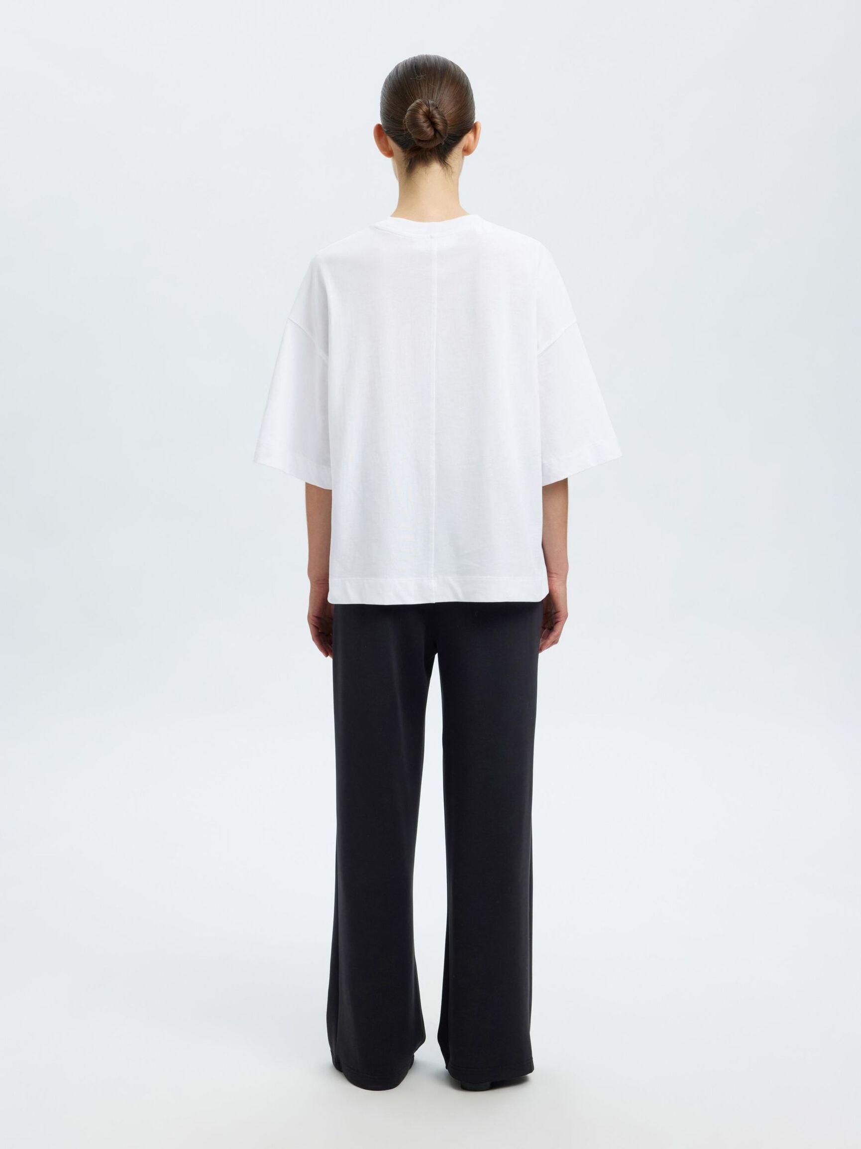 RELAXED FIT HOSE, Black, highres