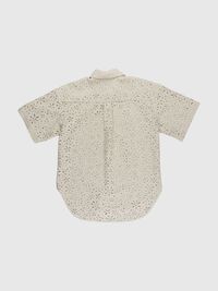 OVERSIZED LACE SHIRT, Sandshell, highres