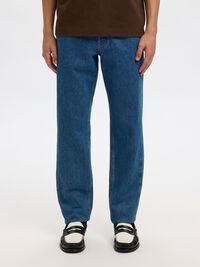 190 JEAN COUPE FUSELÉE, Medium Blue Denim, highres