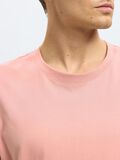 Selected REGULAR T-SHIRT, Rose Tan, highres - 16087842_RoseTan_006.jpg