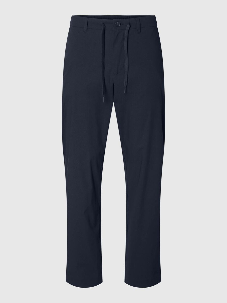 Selected 190 REGULAR FIT TAPERED TROUSERS, Dark Sapphire, highres - 16094570_DarkSapphire_001.jpg