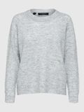 Selected LANGÄRMELIGER STRICKPULLOVER, Light Grey Melange, highres - 16074482_LightGreyMelange_001.jpg