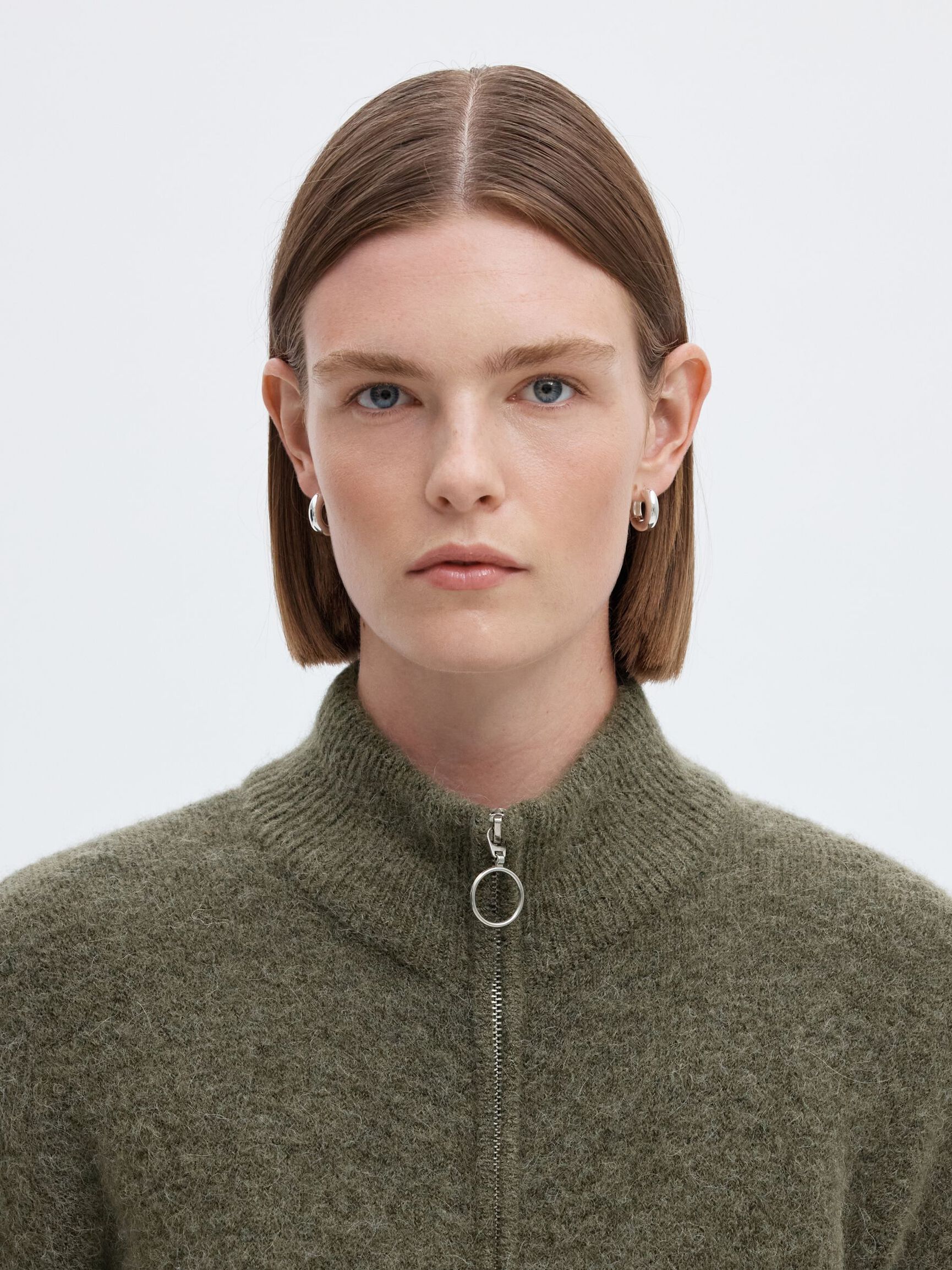 LAINE MÉLANGÉE CARDIGAN, Kalamata, highres