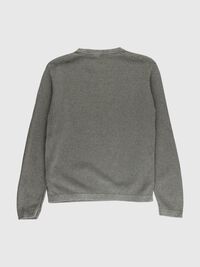 WAFFLE KNIT JUMPER, Winter Moss, highres