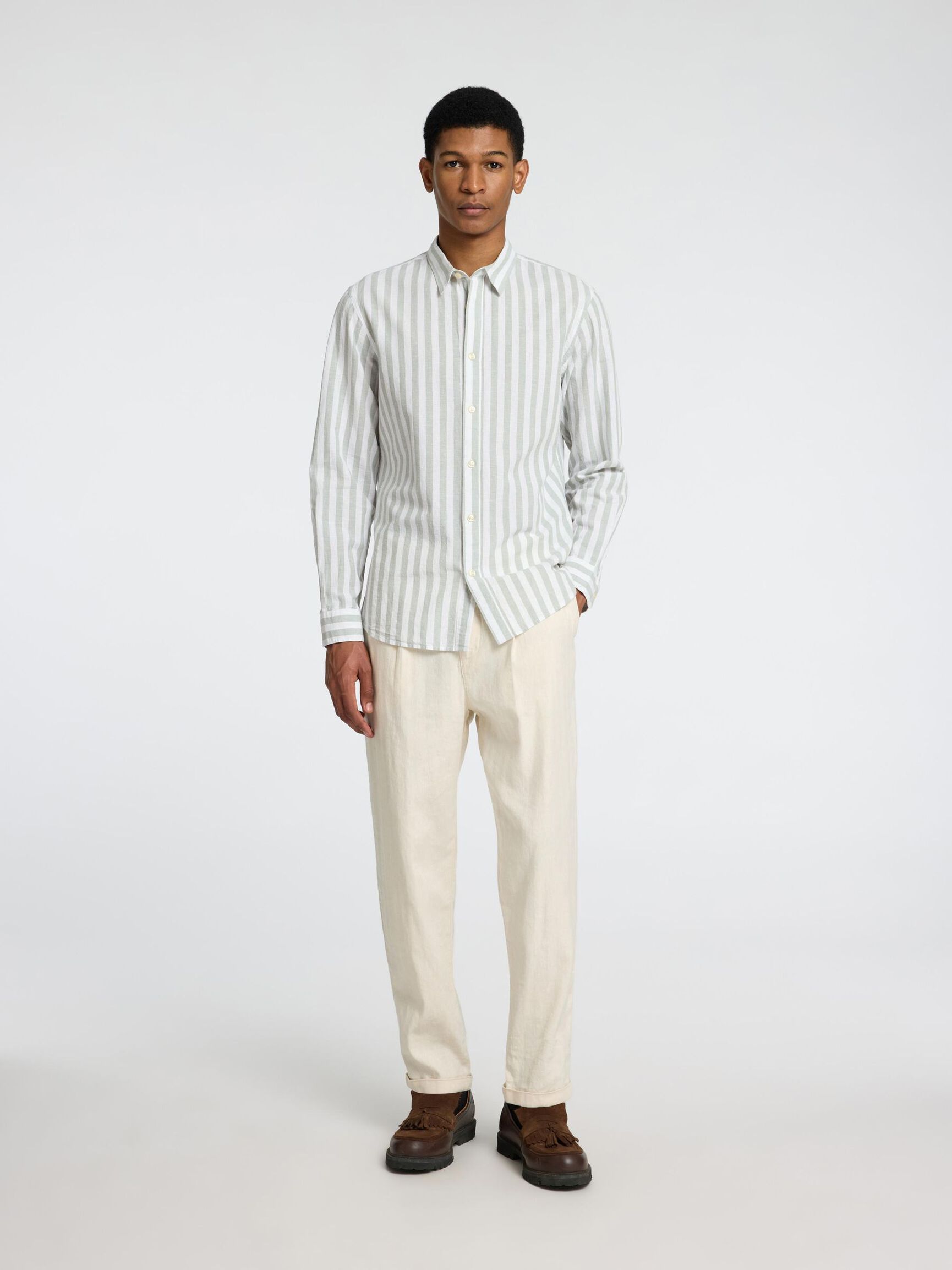 LONG SLEEVED SHIRT, Iceberg Green, highres