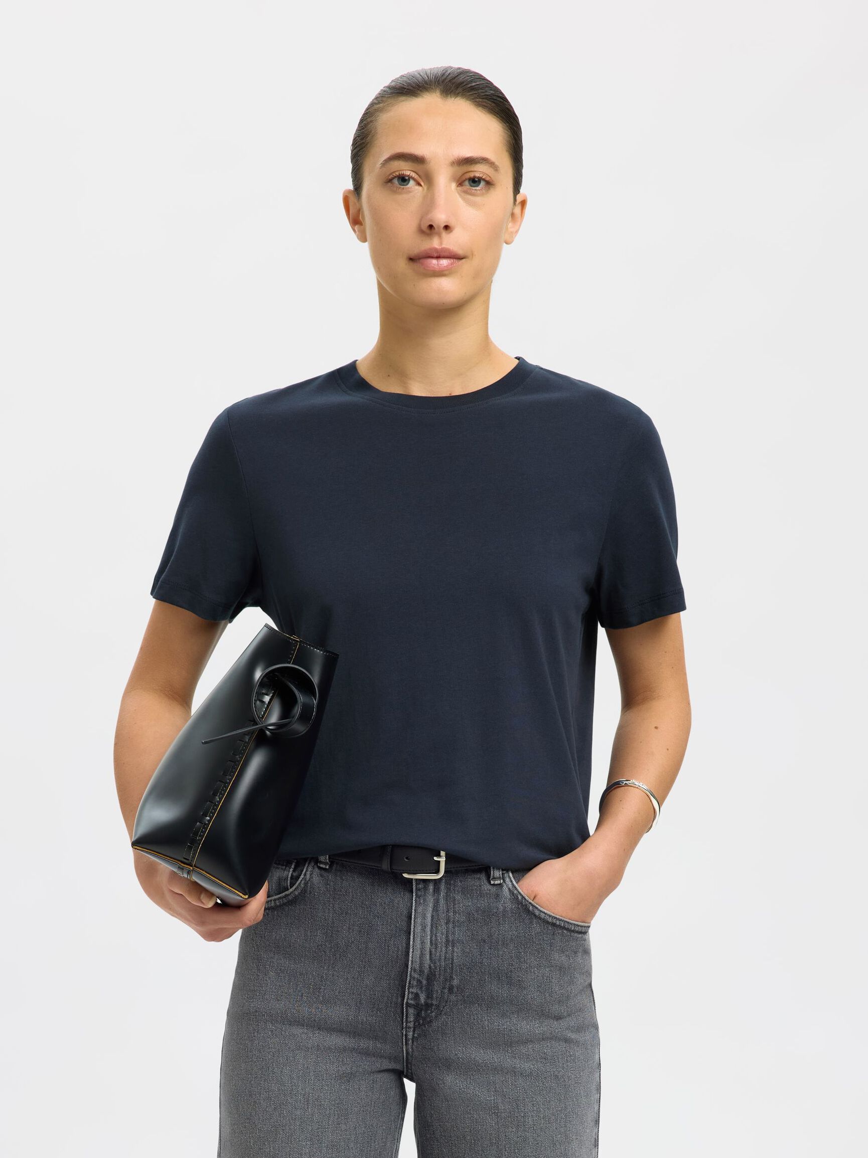 KLASSISKA T-SHIRT, Dark Sapphire, highres