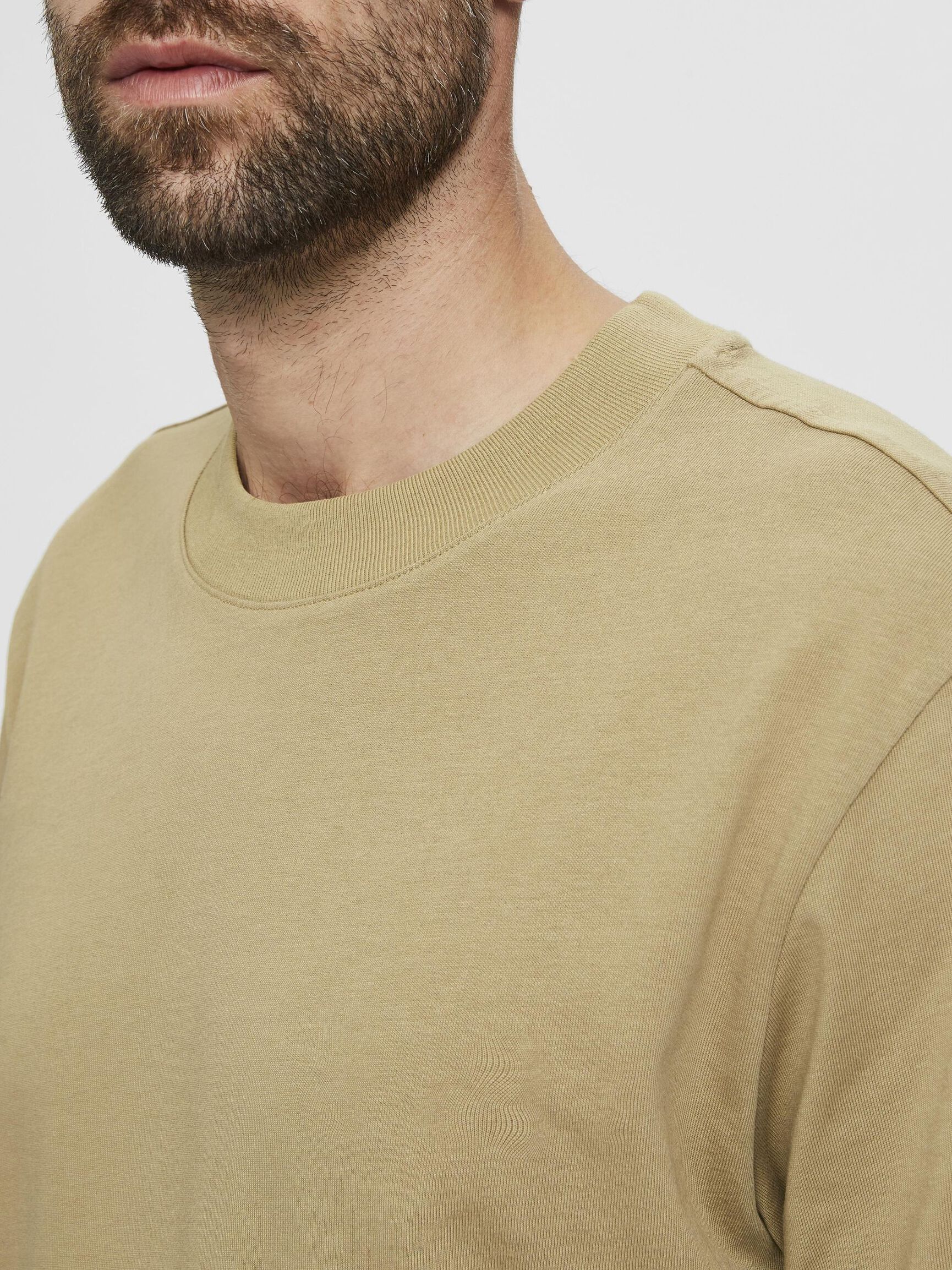 SHORT-SLEEVED RELAXED FIT T-SHIRT, Kelp, highres