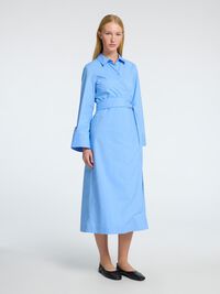 ELEGANTES WICKELKLEID, Cornflower Blue, highres