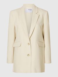 RELAXED FIT EINREIHIGER BLAZER, Birch, highres