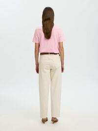 CLASSIC V-NECK T-SHIRT, Bleached Mauve, highres