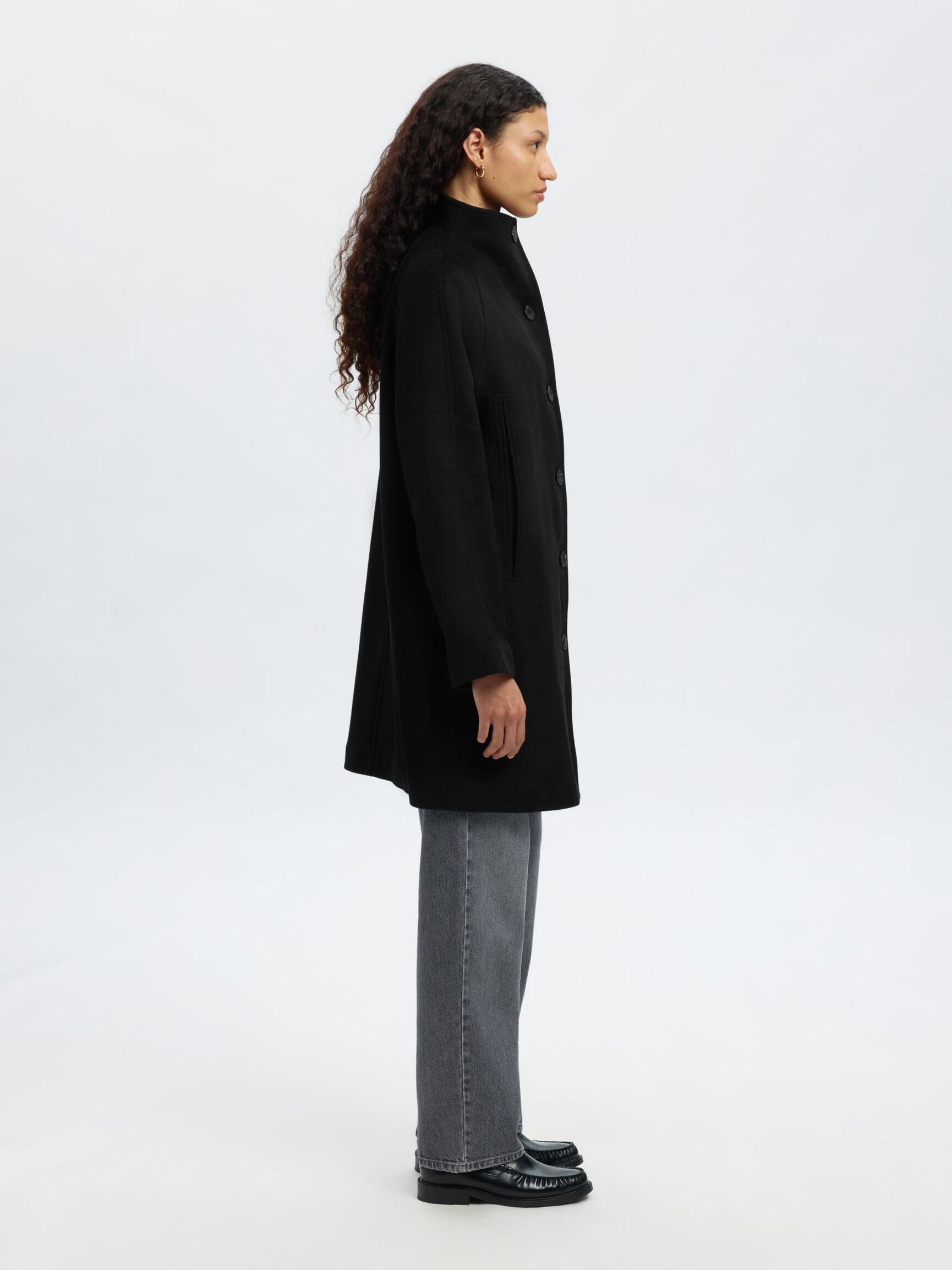 ULDBLANDING FRAKKE, Black, highres