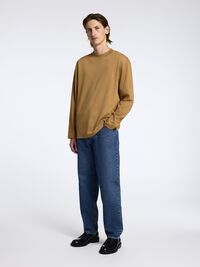 100% KATOEN TOP MET LANGE MOUWEN, Chipmunk, highres