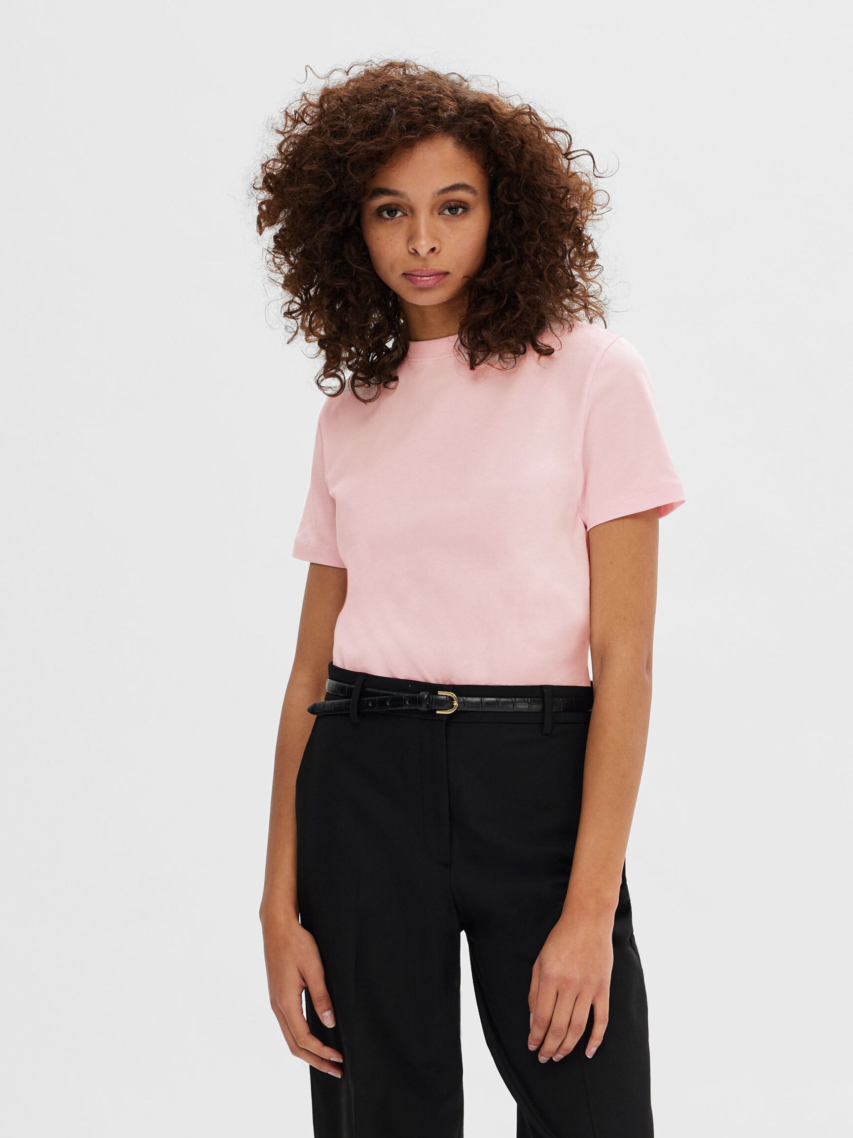CLASSIC COTTON T-SHIRT, Cradle Pink, highres