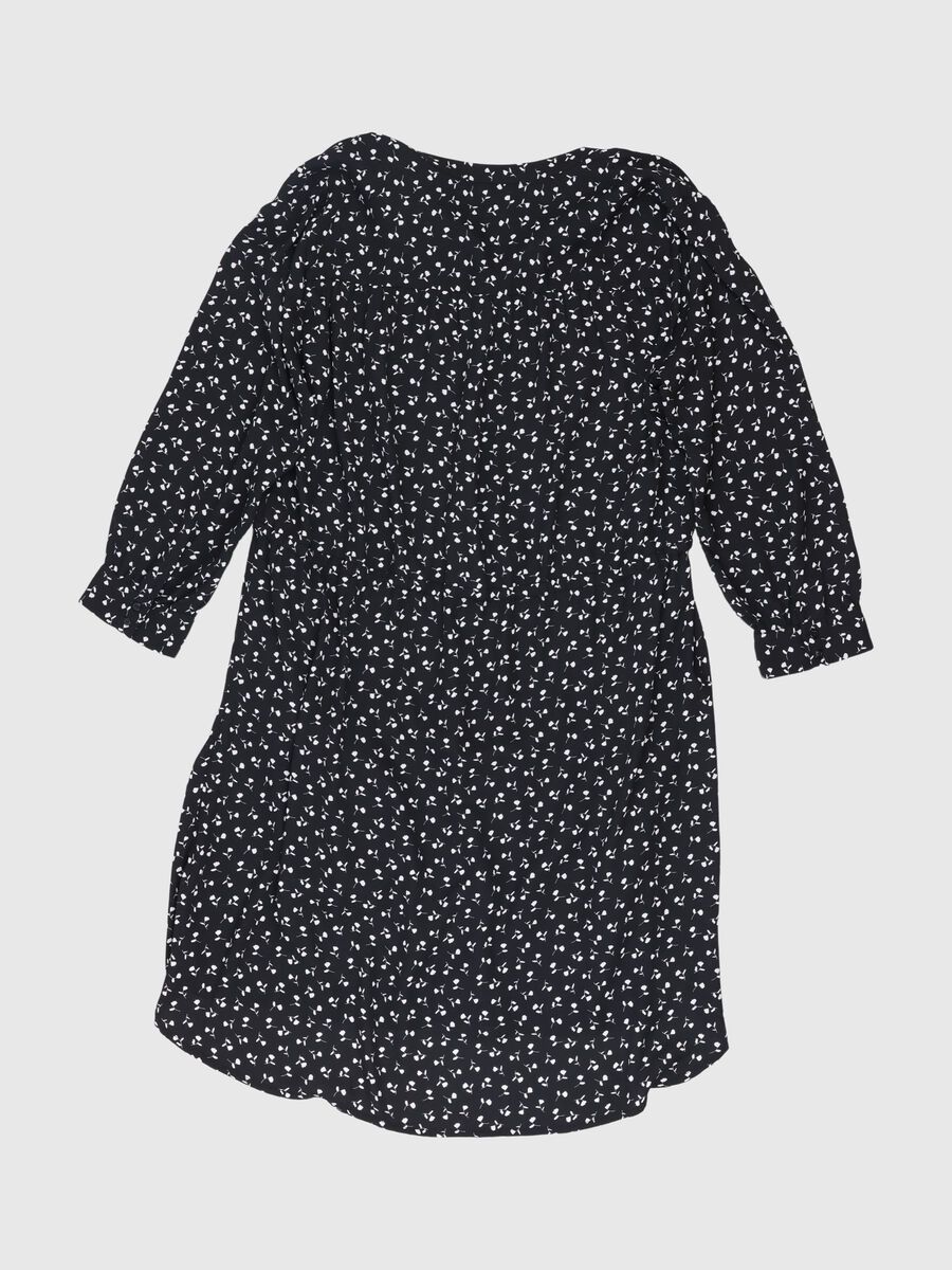 Selected PRINTED MINI DRESS, Black, highres - 80000193_Black_772195_002.jpg