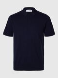 Selected GESTRICKTES POLO SHIRT, Navy Blazer, highres - 16092437_NavyBlazer_1078017_001.jpg
