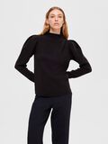 Selected DRAPED TOP, Black, highres - 16088133_Black_008.jpg