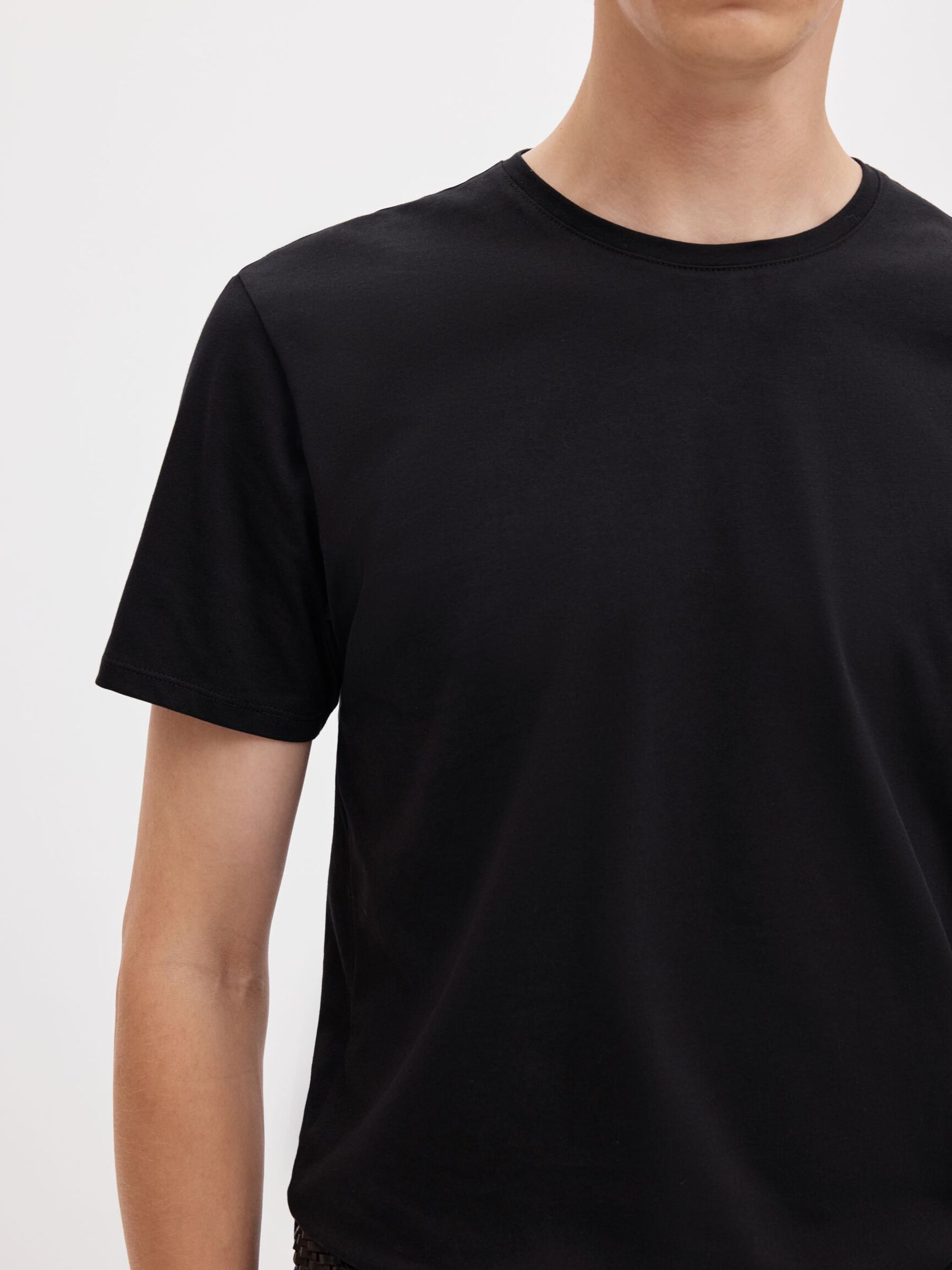 T-SHIRT, Black, highres