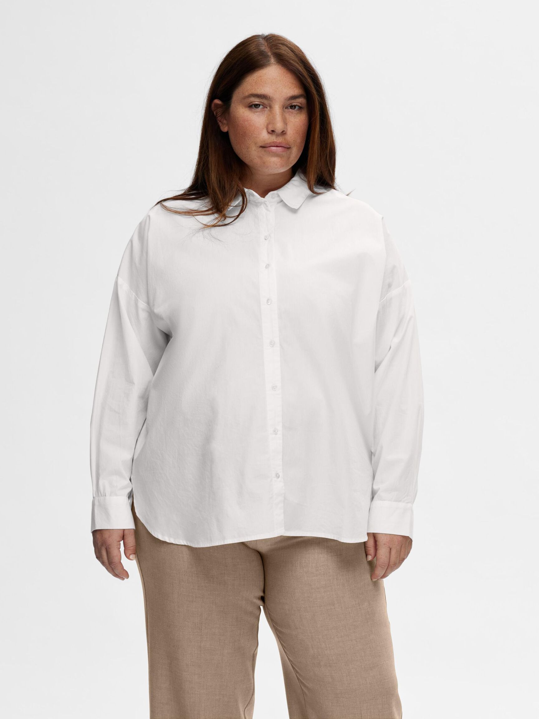 OVERSIZED SHIRT, Bright White, highres