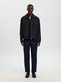 WOLLMIX KURZJACKE, Black, highres
