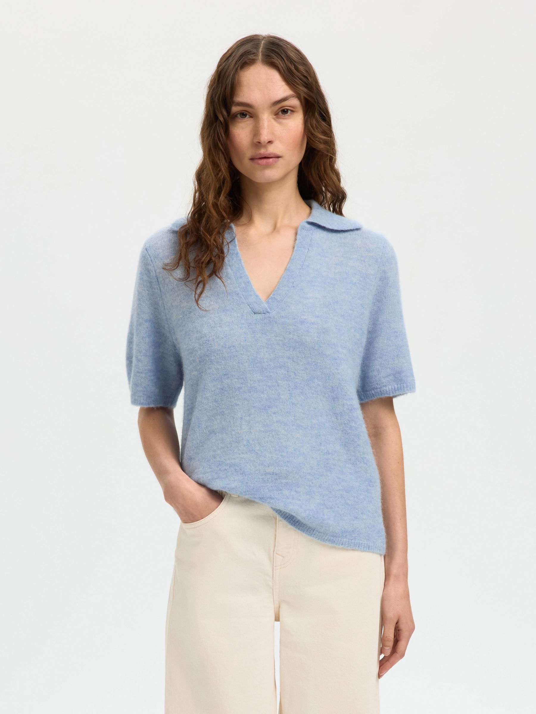 NEULOTTU PIKEEPAITA, Cashmere Blue, highres