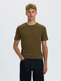 3-PACK COTTON T-SHIRT, Dark Grey Melange, highres