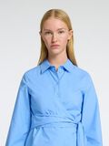 Selected LONG SLEEVED WRAP BLOUSE, Cornflower Blue, highres - 16096798_CornflowerBlue_006.jpg