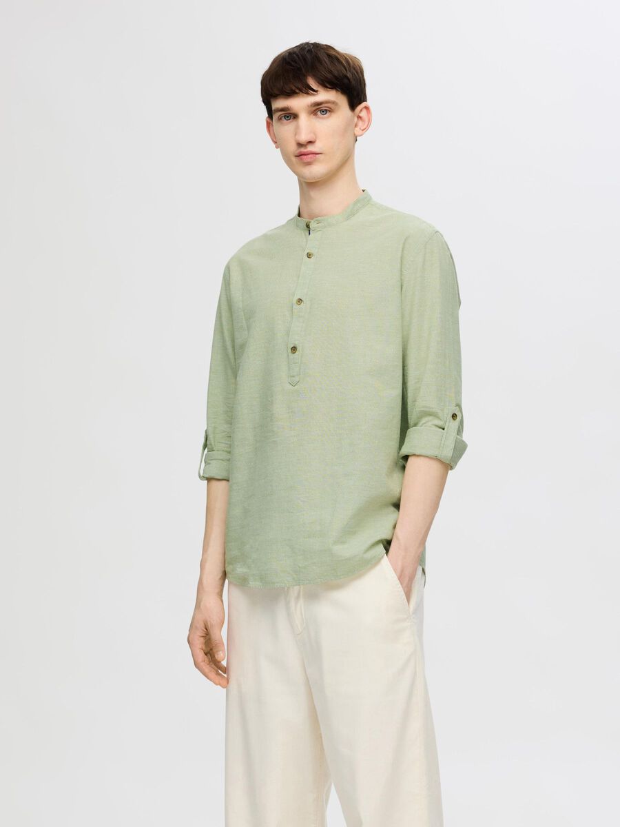 Selected REGULAR FIT OVERHEMD MET LANGE MOUWEN, Epsom, highres - 16093644_Epsom_003.jpg