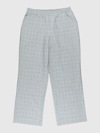 TROUSERS, Grey Melange, highres